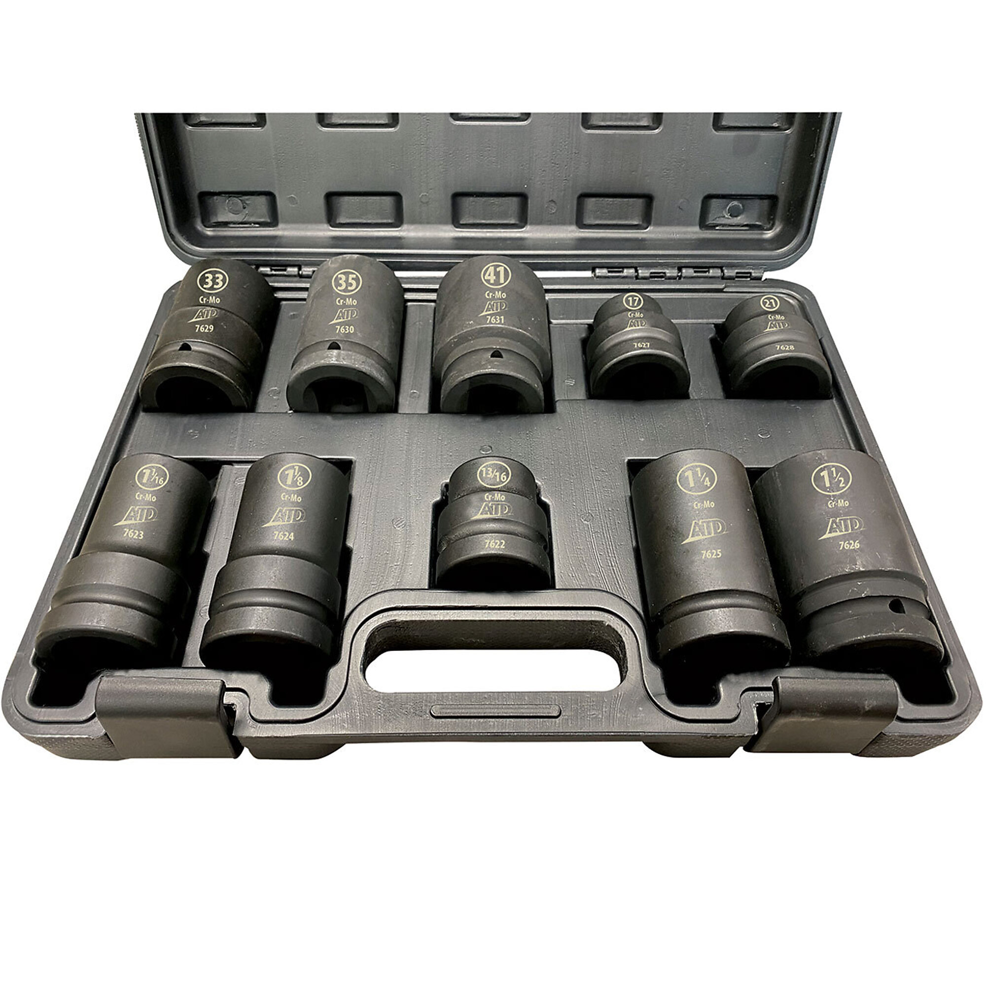 ATD 10Pc 1 Dr Impact Sock Et Set, Model# 10713